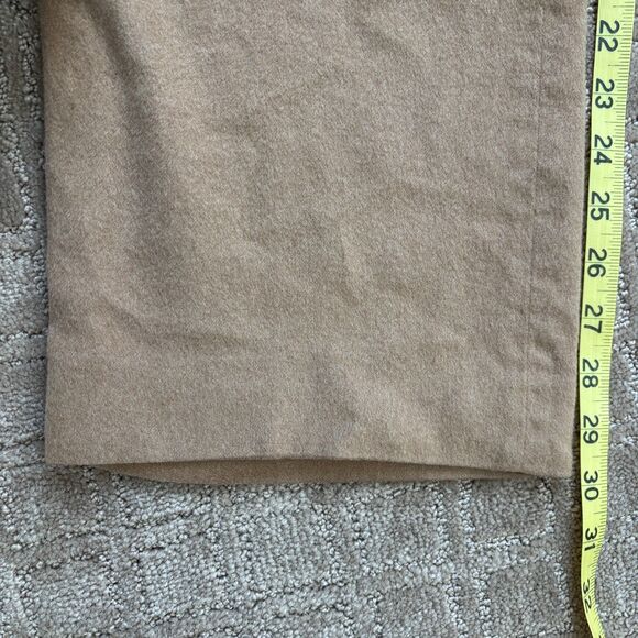 MaxMara Camel Hair Trouser Pant Womens 6 Tan Office Workwear Career Straight Leg - Picture 9 of 10